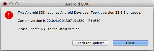 Android SDK 22.6